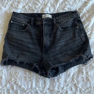A&F High Rise Mom Short